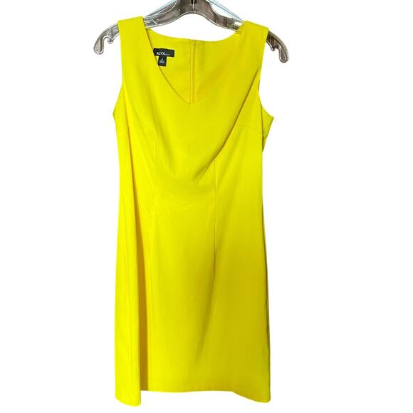 Yellow Tank Style Dress Size Women's 4 New with tags - Picture 1 of 5